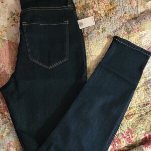 NWT Old Navy Women's Rockstar Skinny Jeans Dark Blue
